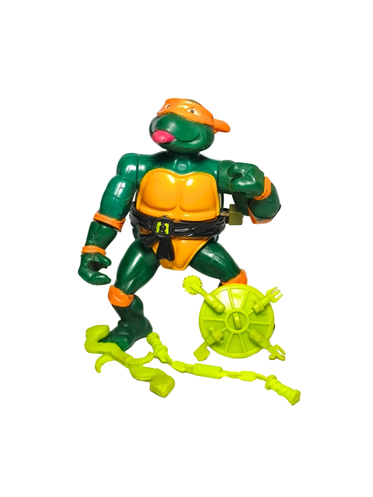 Rock N Roll Michelangelo – Teenage Mutant Ninja Turtles Wacky Action (Playmates Toys, 1989)