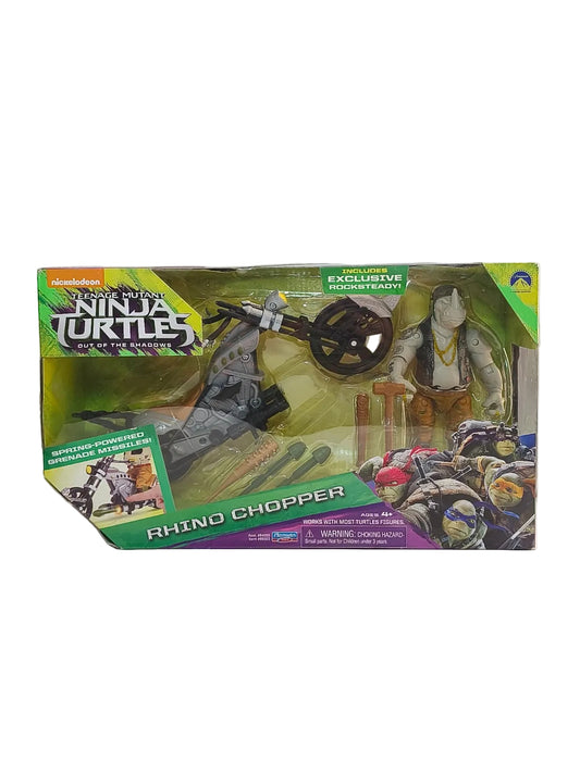 Teenage Mutant Ninja Turtles: Out of the Shadows – Rocksteady & Rhino Chopper – Playmates Toys
