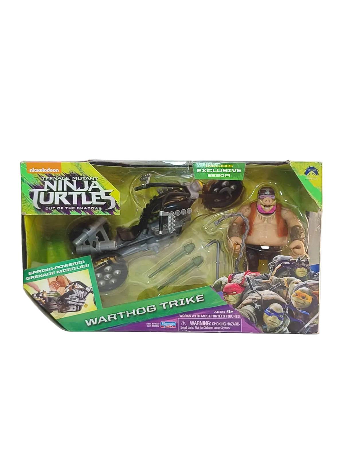 Teenage Mutant Ninja Turtles: Out of the Shadows – Bebop & Warthog Trike – Playmates Toys